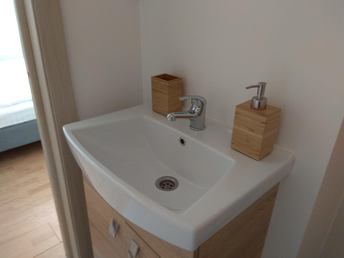 Ferienwohnung Jauki Studija Su Dideliu Balkonu Nidos Centre Exterior foto